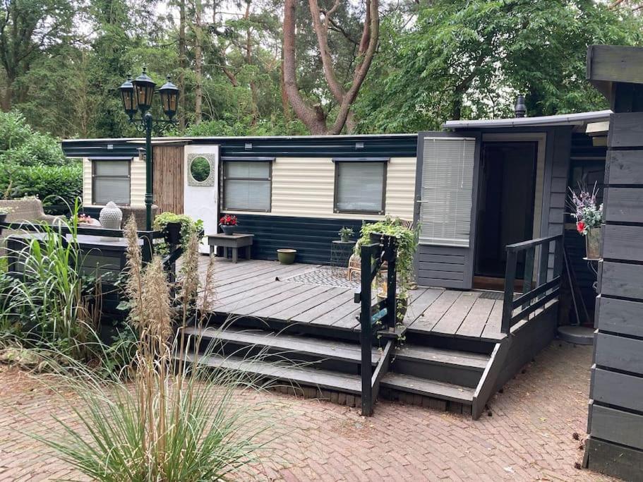 Sfeervol Chalet In Het Bos Nunspeet Bagian luar foto