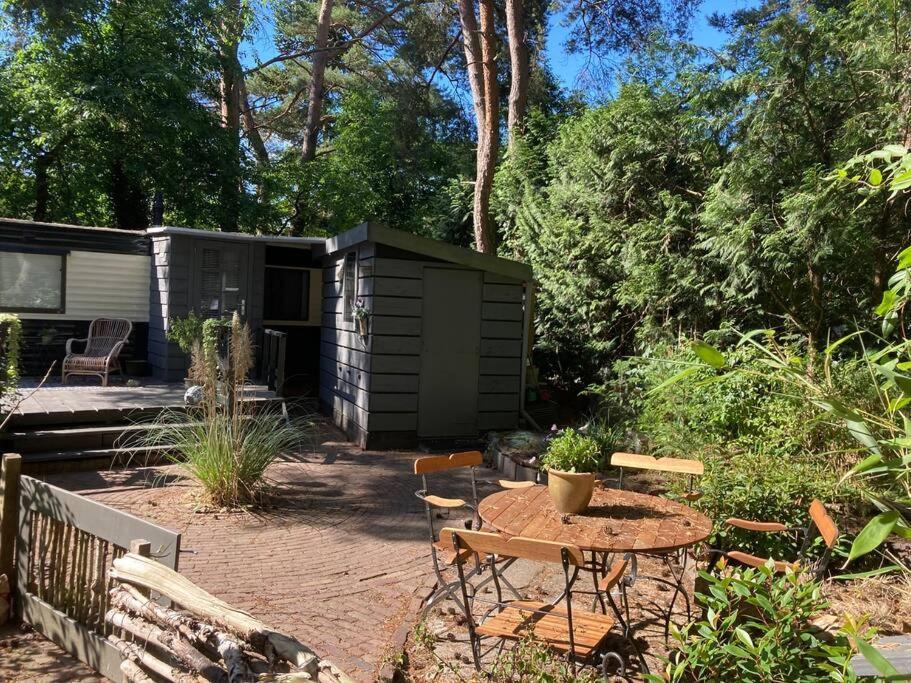 Sfeervol Chalet In Het Bos Nunspeet Bagian luar foto